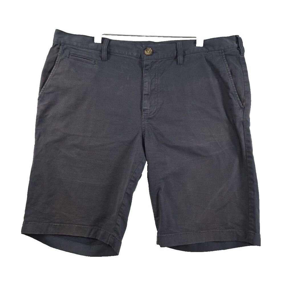 14th & Union Slim Fit Chino Shorts NORDSTROM Men's Size 38 Blue 10" inseam
